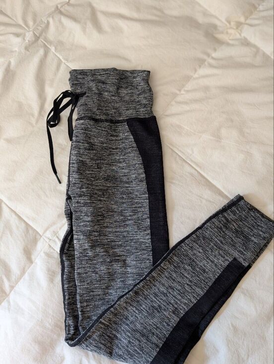 PINK Victoria's Secret Pants - Pink Active High Waist Yoga Pants Gray Black Gym Running Workout Leggings S
